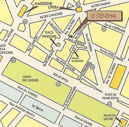 Le Stendhal - Vendome 4* Paris